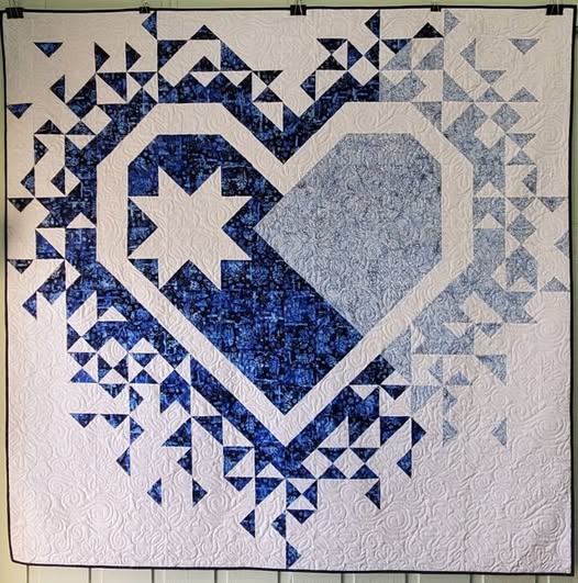 Exploding Heart of Minnesota Pattern finished size 72