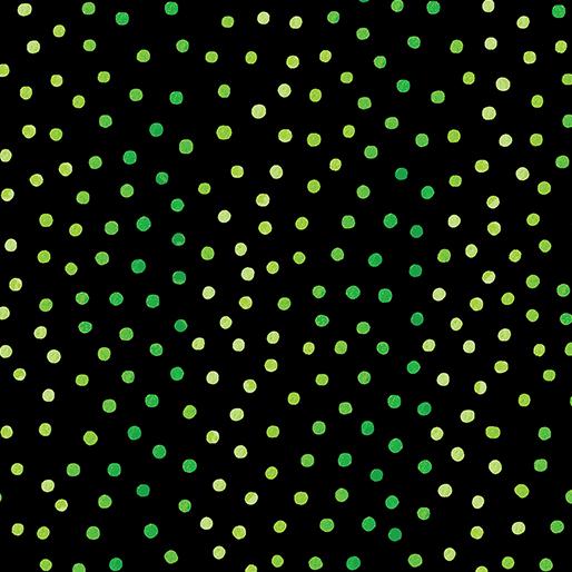 Benartex Fabrics Shamrocks & Shenanigans Lucky Dots Green 1470012