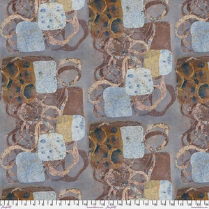 Free Spirit Fabric Golden Touch Flourish  Clay  PWSS028.ClAY