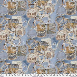 Free Spirit Fabric Golden Touch  Interwoven  Mist  PWSS029.MIST