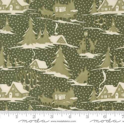 Moda Fabrics A Christmas Carol Holly 44351 15