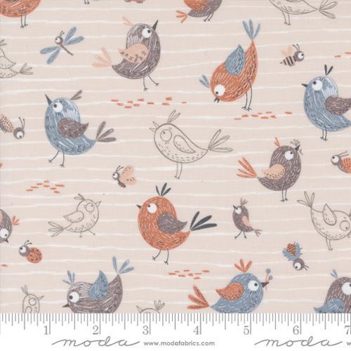 Moda Fabrics Chirp Friends Cloud 39030 11