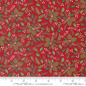 Moda Fabrics Woodland Winter Cardinal Red 56094 13