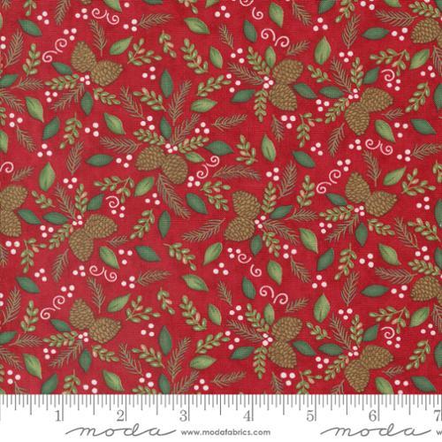 Moda Fabrics Woodland Winter Cardinal Red 56094 13