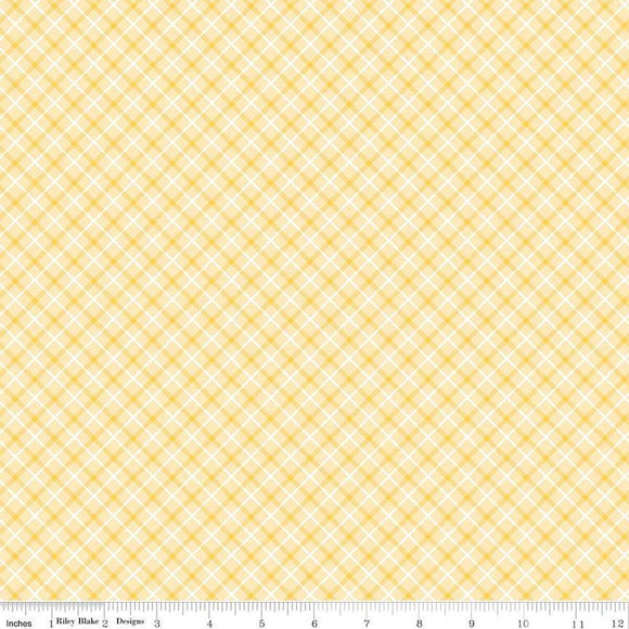 Riley Blake Designs Bundle of Joy Plaid C15291-YELLOW