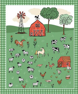 Riley Blake Designs Farm Livin Panel 36"x43"  P-15186