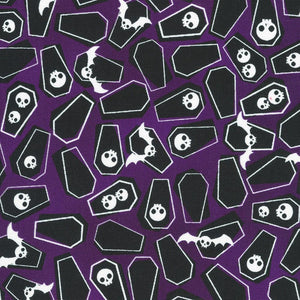 Robert Kaufman Fabrics Light's Out Midnight Purple  SKR-22466-460