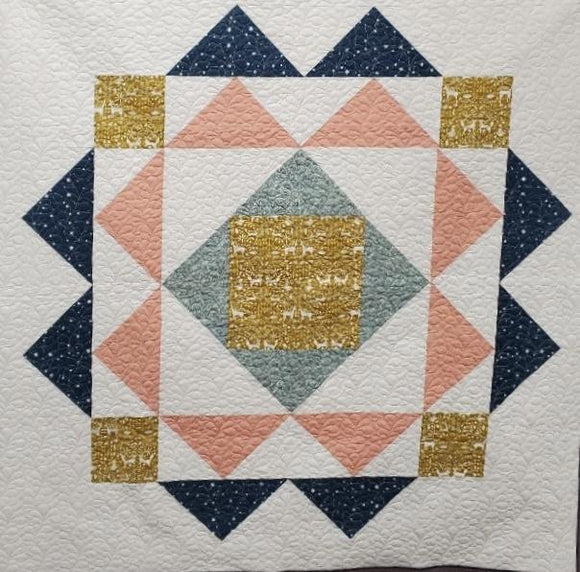 Modern Geometric Baby Quilt: Paradigm Quilt Pattern - Homemade Emily Jane